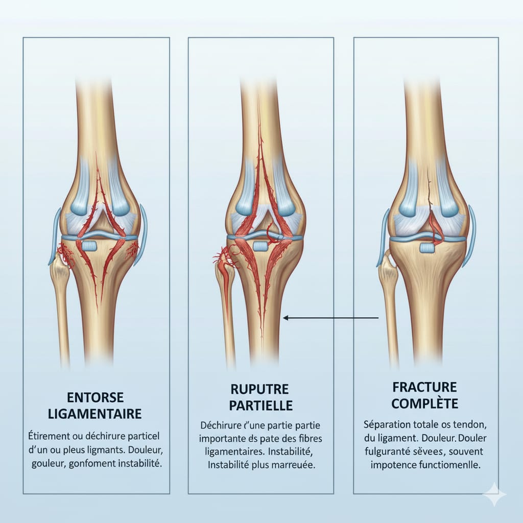 Blessures des ligament